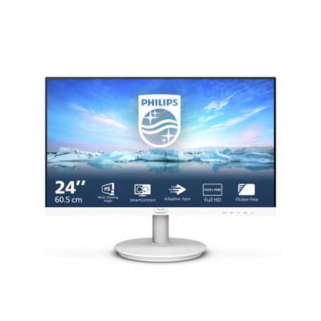 Asztali monitor, Philips IPS monitor 23.8" 241V8AW, 1920x1080, 16:9, 250cd/m2, 4ms, HDMI/VGA, hangszóró