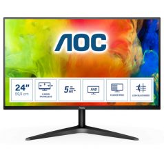   Asztali monitor, AOC monitor 23.6" 24B1H, 1920x1080, 16:9, 250cd/m2, 5ms, VGA/HDMI