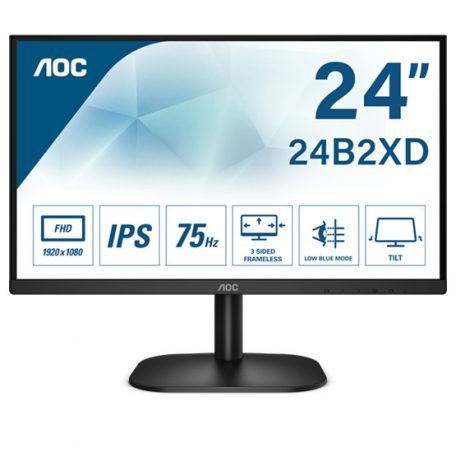 Asztali monitor, AOC 23,8" 24B2XD monitor - IPS WLED