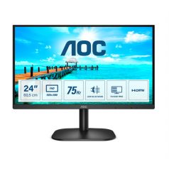   Asztali monitor, AOC monitor 23.8" 24B2XHM2, 1920x1080, 16:9, 250cd/m2, 4ms, VGA/HDMI