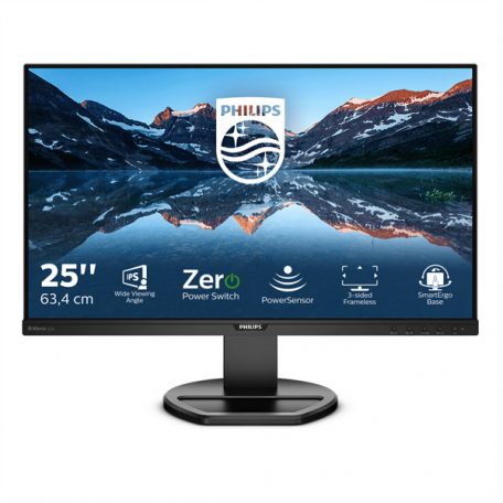 Asztali monitor, Philips IPS monitor 25" 252B9, 1920x1200, 16:10, 250cd/m2, 5ms, VGA/DVI-D/DVI/HDMI/5xUSB/Pivot, hangszóró