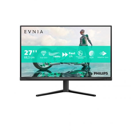 Asztali monitor, Philips Gaming 180Hz monitor 27" 27M2N3500NL 2560x1440, 16:9, 300cd/m2, 0,5ms, 2xHDMI/DisplayPort, HDR10