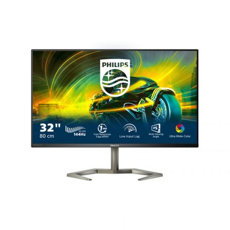 Asztali monitor, Philips Gaming 144Hz IPS monitor 31.5" 32M1N5800A, 3840x2160, 16:9, 500cd/m2, 1ms, USB-B/4xUSB/2xHDMI/DP, hangszóró