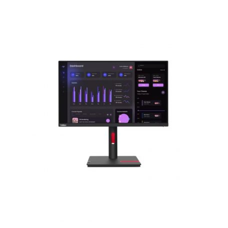 Asztali monitor, Lenovo Monitor ThinkVision S24i-30, 23,8" FHD 1920x1080 IPS, 16:9, 3000:1, 250cd/m2, HDMI, VGA