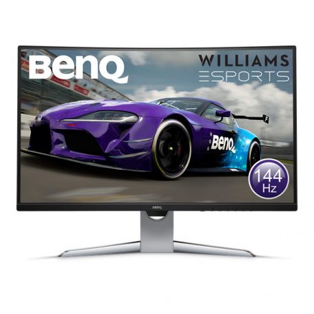 Asztali monitor, Benq monitor ívelt 31,5" EX3203R 2560x1440, 16:9, 400 cd/m2, 4ms, HDMIx2, DisplayPort, USBx2, USB-C, FreeSync2, áll. mag