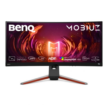 Asztali monitor, Benq 34 EX3415R UWQHD IPS 21:9 1ms MOBIUZ  Ívelt, Ultrawide, gamer monitor"