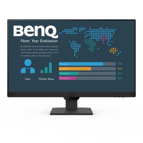 Asztali monitor, Benq IPS monitor 23,8" BL2490 1920x1080, 250 cd/m2, 5ms, 100 Hz, Eye Care, 2xHDMI, DisplayPort, hangszóró