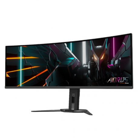 Asztali monitor, GIGABYTE OLED Monitor 49" AORUS CO49DQ 5120x1440, 2xHDMI/Displayport/4xUSB