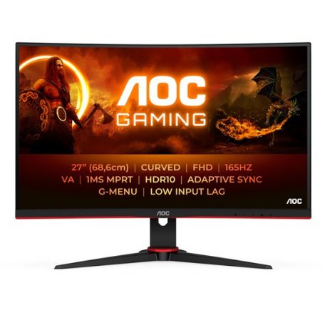 Asztali monitor, AOC 27" C27G2E/BK - VA