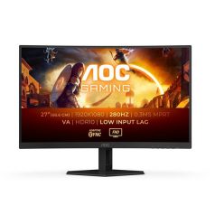   Asztali monitor, AOC Ívelt Gaming 280Hz monitor 27" C27G4ZXE, 1920x1080, 16:9, 300cd/m2, 0,3ms, 2xHDMI/DisplayPort, HDR10