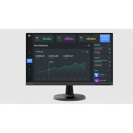 Asztali monitor, Lenovo 23.8" D24-45 monitor - VA WLED