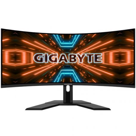 Asztali monitor, Gigabyte Ívelt VA LED Monitor 34" G34WQC A 3440x1440, 2xHDMI/2xDisplayport