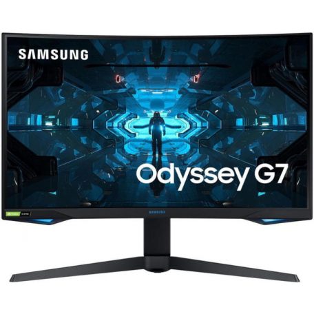 Asztali monitor, Samsung 27 LC27G75TQSPXEN WQHD VA 16:9 1ms Odyssey ívelt gamer monitor"