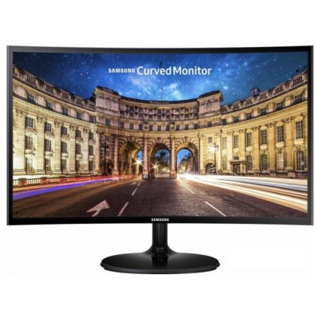 Asztali monitor, Samsung 24 LS24C360EAUXEN FHD VA 16:9 4ms ívelt monitor"