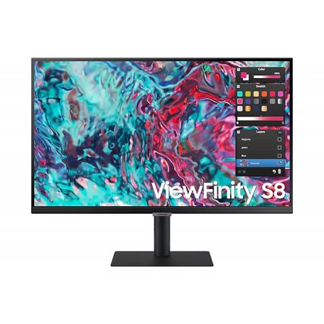 Asztali monitor, Samsung 27 LS27B800TGUXEN 4K UHD IPS 16:9 5ms ViewFinity S8 S80TB monitor"