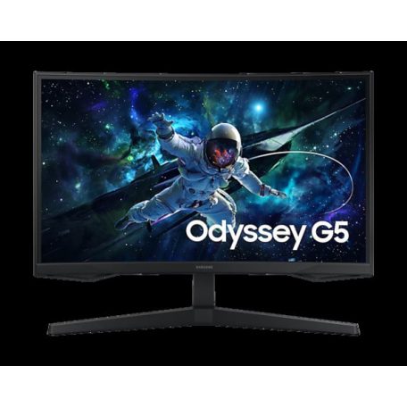 Asztali monitor, Samsung 27 LS27CG552EUXEN WQHD VA 16:9 1ms ívelt gamer monitor"