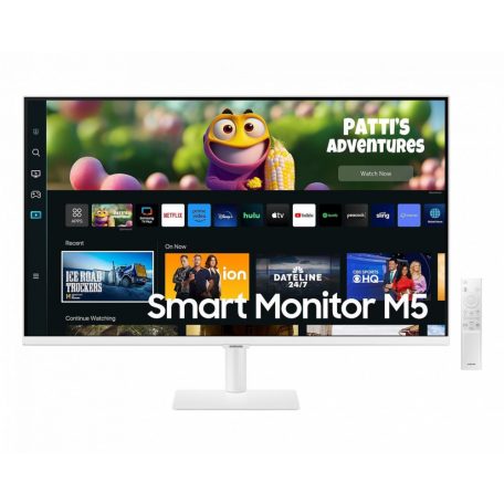 Asztali monitor, Samsung 27 LS27CM501EUXDU FHD VA 16:9 4ms smart monitor