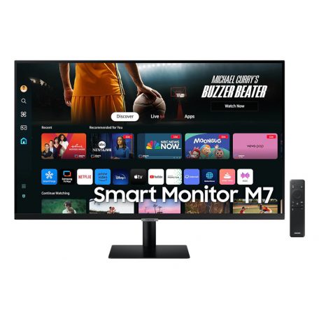 Asztali monitor, Samsung 32 LS32DM700UUXEN M7 4KUHD VA 16:9 4ms smart monitor