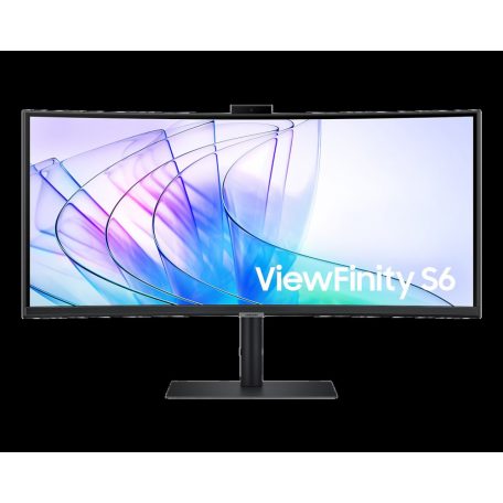 Asztali monitor, Samsung 34 LS34C652VAUXEN ViewFinity S6 S65VC UWQHD VA 21:9 5ms ívelt ultrawide monitor"