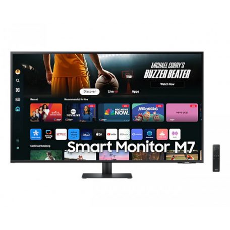 Asztali monitor, Samsung 43 LS43DM702UUXDU 4K UHD VA 16:9 4ms smart monitor"