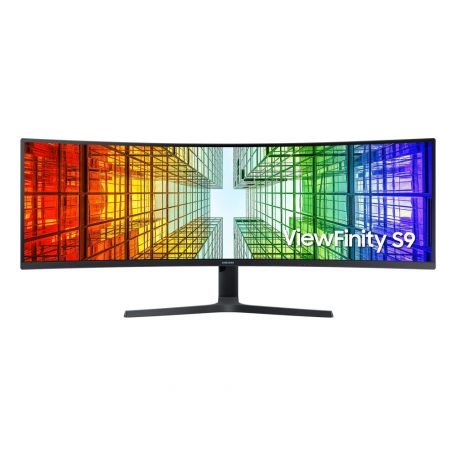 Asztali monitor, Samsung 49 LS49A950UIPXEN S95UA ViewFinity S9 DQHD VA 32:9 4ms ívelt ultrawilde monitor"