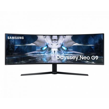 Asztali monitor, Samsung 49 LS49AG950NPXEN G9 DQHD VA 32:9 1ms ívelt gamer ultrawilde monitor"