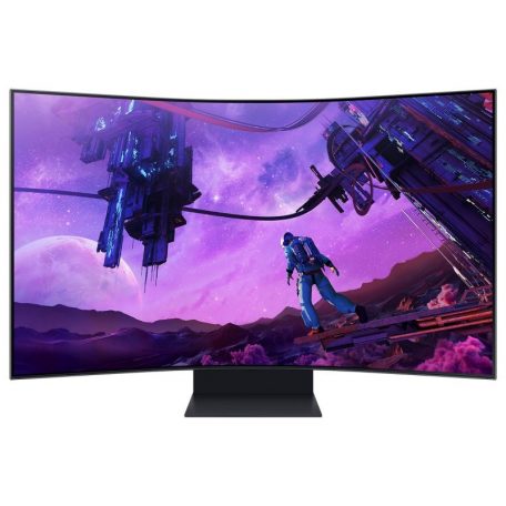 Asztali monitor, Samsung 55 LS55BG970NUXEN ARK 4K UHD VA 16:9 1ms smart gamer monitor"