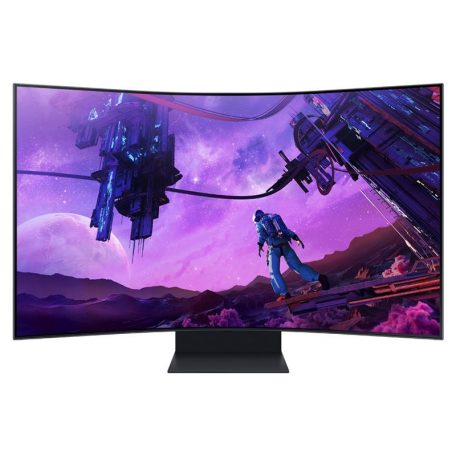 Asztali monitor, Samsung 55 LS55CG970NUXDU ARK 4K UHD VA 16:9 1ms monitor"