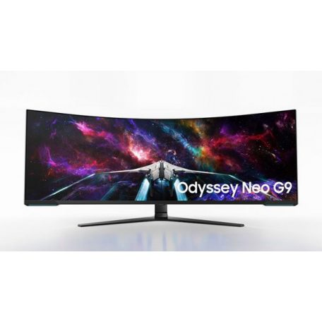 Asztali monitor, Samsung 57 LS57CG952NUXEN 4K UWHD VA 32:9 1ms ívelt gamer ultrawild monitor"