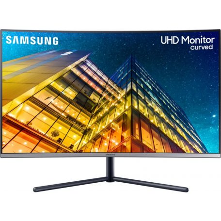 Asztali monitor, Samsung 32 LU32R590CWPXEN 4K UHD VA 16:9 1ms ívelt gamer monitor"