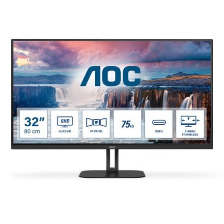 Asztali monitor, AOC 31,5" Q32V5CE/BK - VA