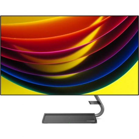 Asztali monitor, Lenovo 27" Qreator 27 IPS WLED  Crystal Sound Panel,  Wireless charging