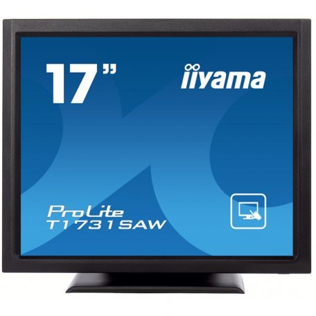 Asztali monitor, Iiyama touch monitor, 17", 1280x1024, 5:4, 230cd, 5ms, 1000:1,VGA/HDMI, T1731SAW