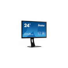   Asztali monitor, Iiyama touch IPS monitor 23.6" T2454MSC-B1AG, 1920x1080, 16:9, 250cd/m2, 4ms, VGA/HDMI/HDCP/2xUSB, hangszóró