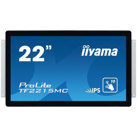 Asztali monitor, Iiyama touch monitor, 21,5", 1920x1080, 16:9, 315cd, 14ms, 1000:1,VGA/HDMI/DP, Open frame, TF2215MC