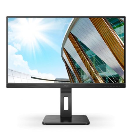 Asztali monitor, AOC 27" U27P2CA monitor - IPS WLED - UHD - PIVOT